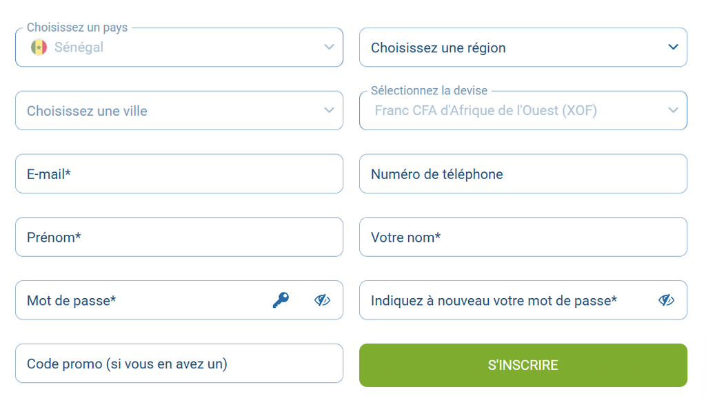 1xBet inscription complète par e-mail