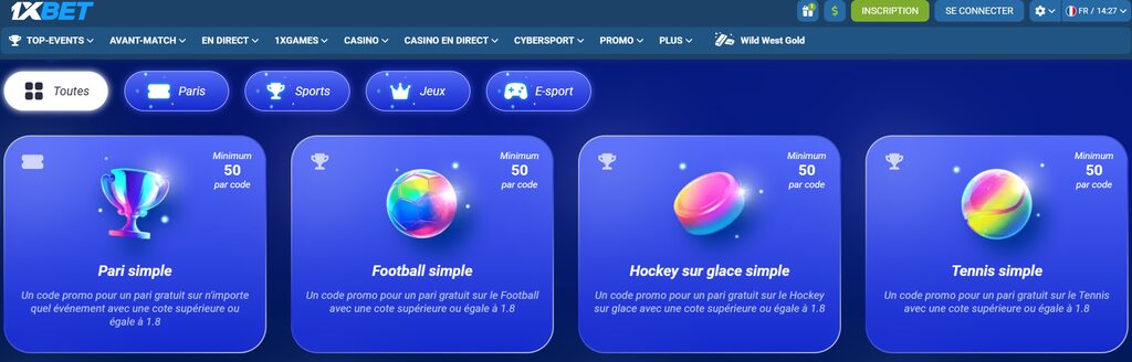 Magasin de codes promotionnels