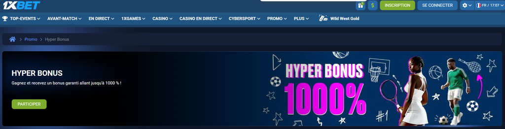Le Hyper Bonus sur les paris combinés